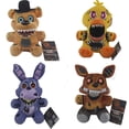 thumbnail image 1 of Suministros de peluche FNAF Five Nights at Freddy's Party, 4 unidades, 18 cm, 1 of 1