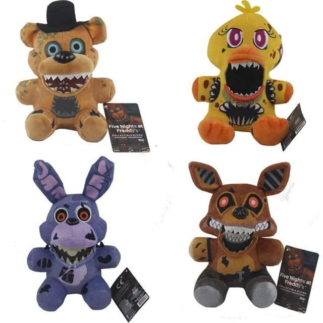 Suministros de peluche FNAF Five Nights at Freddy's Party, 4 unidades, 18 cm