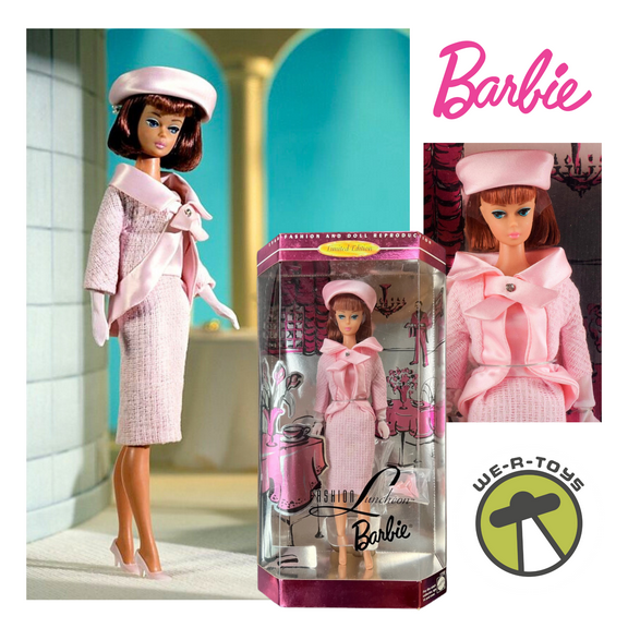 Fashion Luncheon Barbie Doll 1966 Fashion and Doll Reproduction 1996 Mattel