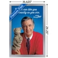 thumbnail image 3 of Mister Rogers - As You Are Wall Poster, 14.725" x 22.375", Framed, 3 of 3