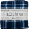 thumbnail image 3 of Pack Bulk Plaid Sherpa Fleece Throw Blankets 50 x 60 for Wedding Guests, Homeless, Pets | Plaid Fleece Throw Blankets Bulk, 3 of 10