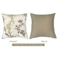 thumbnail image 3 of Aiking Set of 2 Printed 18 x 18 inch Decorative Throw Pillow Covers, Floral Ivory, 3 of 5