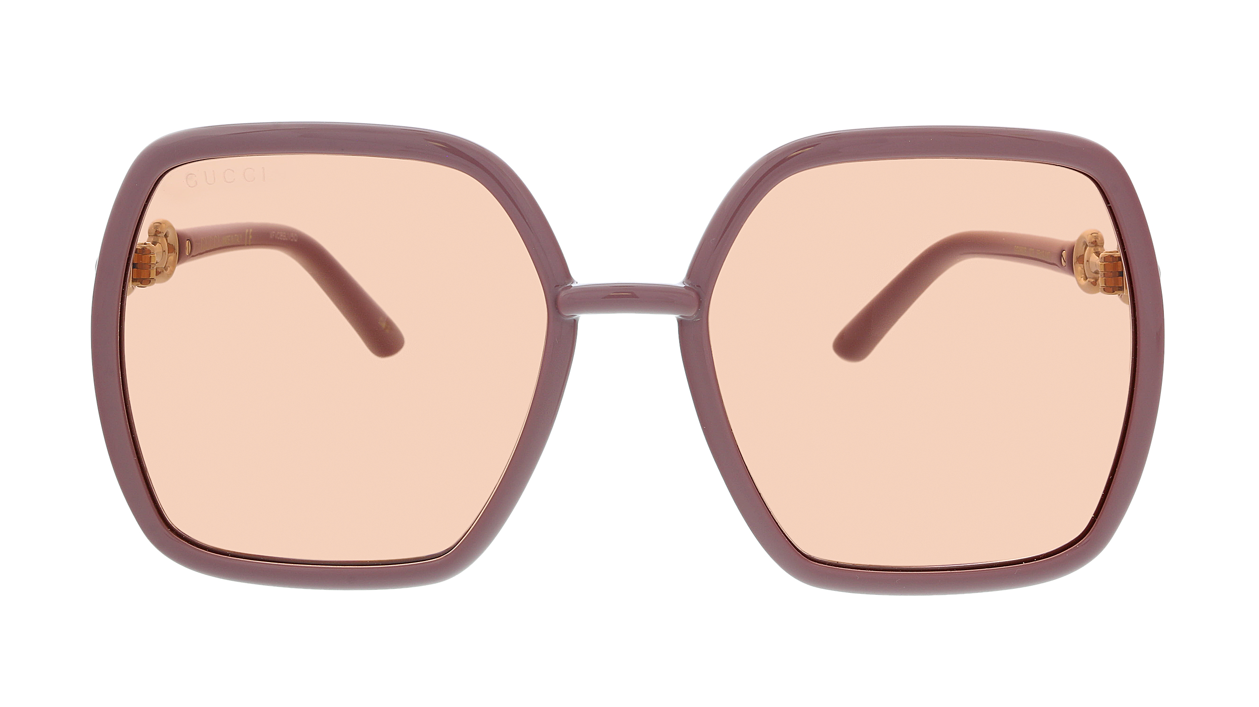 Gucci Orange Rectangular Ladies Sunglasses GG0890S 003 55  display picture 2