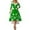 Green, variant on Women Christmas Outfit Elegant Holiday Party Dress For Festive Dinner Evening Gala Celebration Comfortable Flowy Design Green 2XL