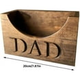 thumbnail image 2 of Rustic Wooden Hat Display Stand Hat Storage Rack For Baseball Caps Home Office Decoration Gift For Dads And Mens, 2 of 7