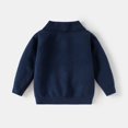 thumbnail image 7 of BMYJ Boys Collared Quarter Zip Knit Pullover Sweater, Polo Neck Long Sleeve Casual Sweater, Soft Knit Pullover for Toddler Boys, School Daily Fall Sweater (A, 7-8 Years), 7 of 7