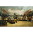 thumbnail image 3 of Anonymous 14x11 Black Modern Framed Museum Art Print Titled - Arrival of Napoleon's Ashes on the Esplanade Des Invalides, December 15, 1840. (1840), 3 of 5