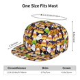 thumbnail image 4 of Hirioo Halloween1 for Baseball Cap Men Cap Flat Brim for Men Women Teens Adjustable Baseball Cap, 4 of 7