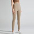 thumbnail image 3 of Mallas de Yoga para mujer, pantalones deportivos transpirables para correr, ciclismo, cintura alta, ropa de gimnasio para entrenamiento de verano, 3 of 5