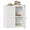 White, variant on Corner Bread Box for Kitchen Counter Double Layer Bamboo Bread Storage Container Large Capacity Bread Storage Bin Farmhouse Breadbox Organizer (White)