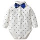 thumbnail image 3 of famuka Traje formal de 3 piezas para bebé niño con lazos, chaleco, esmoquin para caballero (azul marino 3 18-24 meses), 3 of 5