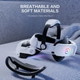 thumbnail image 4 of Battery Head Strap for Meta Quest 3s/3, 10000mAh Battery VR Headset Strap with Enhanced Comfort and Balance, Extended 2-4H Playtime VR Headset Accessories Strap, 4 of 9