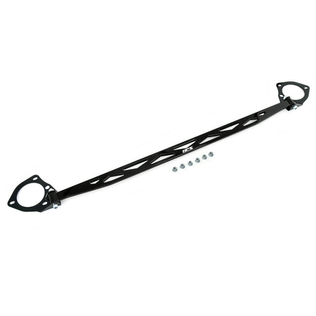 HPS Performance Black Front Strut Bar Tower Brace Compatible for 2018