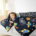 thumbnail image 4 of Feelyou Rocket Planet Queen Comforter Set, Mystic Outer Space Bedding Sets, Teens Kids Boys Girls Reversible Bedding Comforter Set, Luxury Bedroom Decor, 3 Pieces, 4 of 8