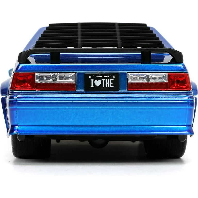 Jada Toys I Love The 80’s 1:24 1989 Ford Mustang GT Die-Cast Car, Toys for Kids and Adults, Blue Jada Toys I Love The 80’s 1:24 1989 Ford Mustang GT Die-Cast Car, Toys for Kids and Adults, Blue