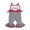 R10-Black, variant on Onesie For Girls Infant Sleeveless Football Embroider Romper Plaid Ruffles Round Neck Jumpsuit Retro Clothes Black 6-12 Months