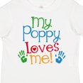 thumbnail image 4 of Inktastic My Poppy Loves Me Boys or Girls Toddler T-Shirt, 4 of 5