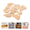 thumbnail image 4 of 12 pomos de madera con forma de animal para armario, tiradores de cajón de madera natural, bonitos pomos de animales con tornillos, elegantes tiradores de cajón para habitación infantil o guardería., 4 of 6