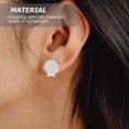 thumbnail image 2 of 100 juegos de convertidores de aretes con clip Clips para aretes de bricolaje para orejas no perforadas, 2 of 4
