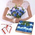 thumbnail image 5 of Artificial Flowers Fake Roses for DIY Wedding Bouquets Bridal Shower Centerpieces Party Home Decorations - Style:Style 4;, 5 of 5