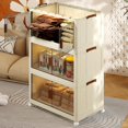 thumbnail image 2 of Closet Organizers and Storage 9.8 Gal, Stackable Storage Bins with Lids, Collapsible Storage Bins, Dual Open Plastic Storage Containers with Wheels for Closet, Dorm Room and Home (1 Pack), 2 of 6