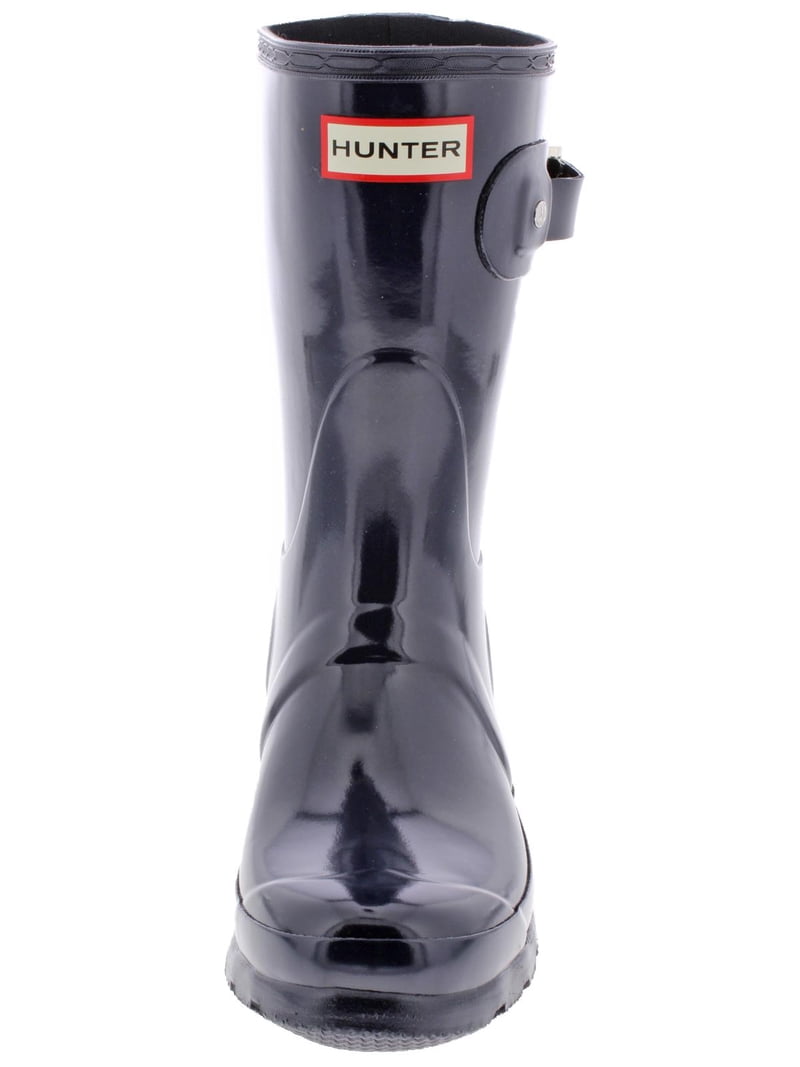Hunter Women's Original Short Gloss Rain Boots Navy Size 6