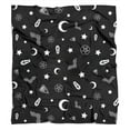 thumbnail image 5 of 50x60 Inch Halloween Flannel Throw Blanket, Oversized Cozy Plush for Adults - Scary Ghost Pumpkin Print for Sofa, Living Room and Dorm Decor, 5 of 5