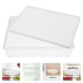 thumbnail image 4 of Contenedor de hielo apilable transparente para congelador con tapa Organizador de cocina que ahorra espacio Organizador de refrigerador transparente Soporte para almacenamiento de frutas y verduras, 4 of 6