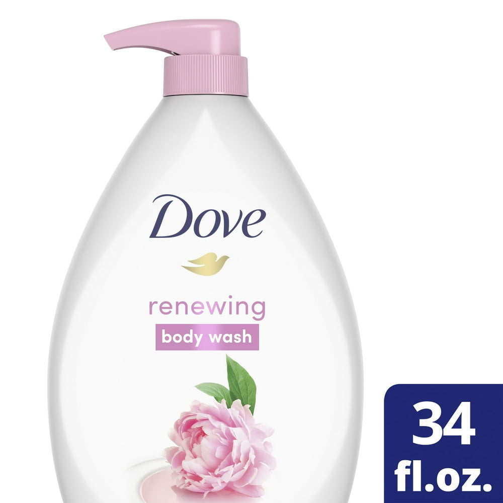 Dove Body Wash with Pump Peony and Rose Oil 34 fl. Oz.