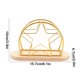 thumbnail image 3 of Porta Servilletas Moderno de Metal para Mesa de Cocina | Construcción de Hierro | Diseño Vertical que Ahorra Espacio | Acabado Mate | Compatible con Servilletas de Cóctel y Cena | Negro y Dorado, 3 of 6
