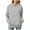 #H-Gray, variant on GuangCheng Womens Oversized Hoodie Fleece Sweatshirt Winter Pullover Hooded Tops Casual Soft Fall Long Sleeve Outfits