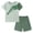 P06-Green, variant on Xudanell Boys Summer Clothes Size 8 Pocket Dinosaur Outfit Clothes Tops Pattern Stretchable Sets Sleepwear Beach Outfits 6 Years Navy