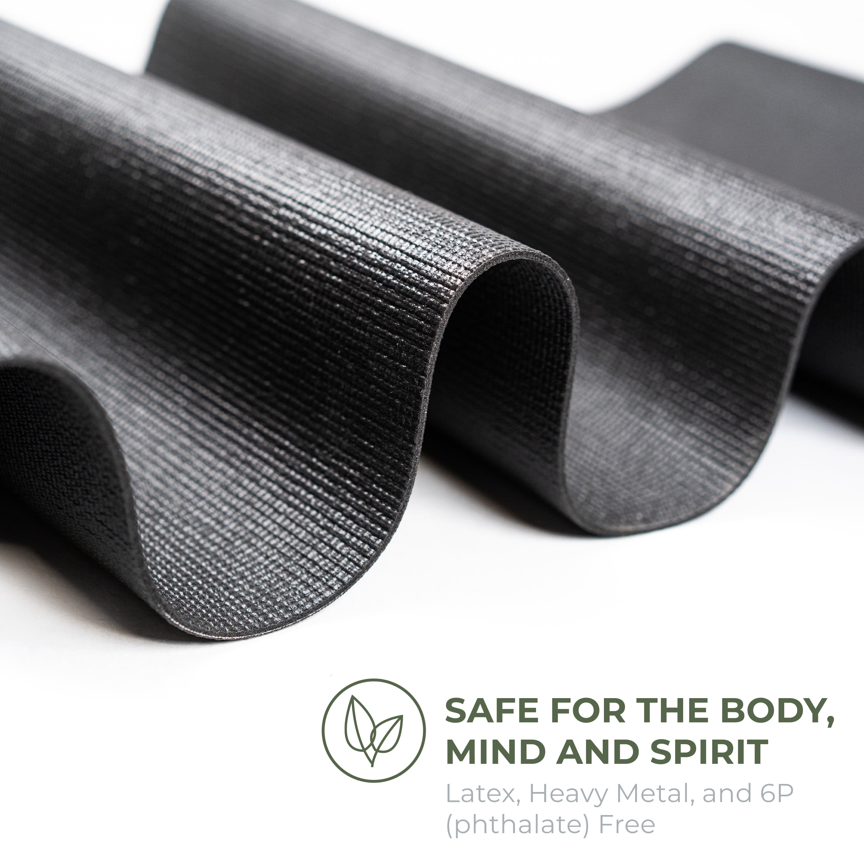 Explore Yoga Mat Roll by Sunshine Yoga (24"x 4mm x 100 ft) (Black)