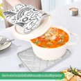 thumbnail image 3 of Yayeee Pot Holders Kitchen Heat Resistant with Pocket 7"x9.8" Cotton Oven Cooking Hot Pads, Rainbows, 3 of 7