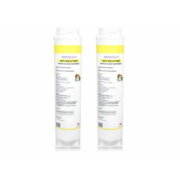 AFC® #AFC-G5-LF1200, Compatible with GE® FQSLF Water Filter Made in USA -2 Filters