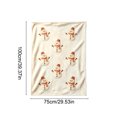 thumbnail image 3 of Eoozwa Christmas Decorative Throw Blanket Christmas Throw Blanket for Couch Sofa Bed Soft Cozy Lightweight Fuzzy Plush Fleece Blankets and Throws Xmas Winter Blanket 30"x39", 3 of 6