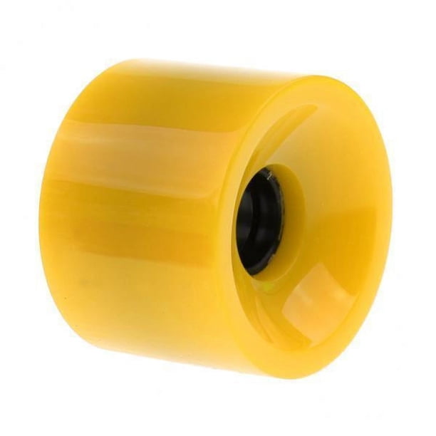 Ruedas de PU para monopatín en Pro, 2x70x51mm, ruedas para Longboard Cruiser, color amarillo 2 piezas