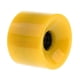 thumbnail image 1 of Ruedas de PU para monopatín en Pro, 2x70x51mm, ruedas para Longboard Cruiser, color amarillo 2 piezas, 1 of 8