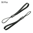 thumbnail image 3 of Uxcell 15cm Portable Item Nylon Cord Lanyards Hand Wrist Strap String Black 50 Pack, 3 of 6