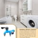 thumbnail image 3 of Yuarrent Grifo de lavadora para baño, jardín, lavadora, grifo de agua, divisor de plástico resistente a la temperatura, adaptador desviador de Juegos de accesorios de baño Azul Yuarrent HA065280-02, 3 of 6