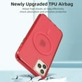 thumbnail image 3 of for iPhone 11 Pro Max Magnetic Case, Built in Magnets Compatible with MagSafe, Translucent Matte Hard PC Back Cover + Soft TPU Frame Slim Bumper Case for iPhone 11 Pro Max（6.5"）,Rad, 3 of 11