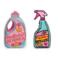 thumbnail image 2 of 2PCS Applique Patch Cute Funny Liquid Detergent Bottle Sew on Patch Embroidery Patch for Clothes DIY, 2 of 10
