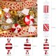 thumbnail image 2 of Colgantes navideños de caramelo de Papá Noel, Grinch, rojo, verde, blanco, tiras de caramelo de meteorito, cuentas, decoración colgante Diy creativa, 2 of 4