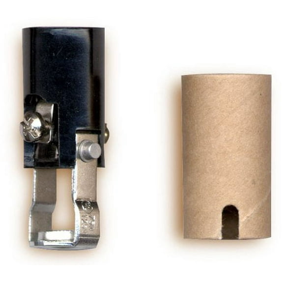 National Artcraft® 2" Candelabra Lamp Socket with Threaded Mounting Bracket (Pkg/10)