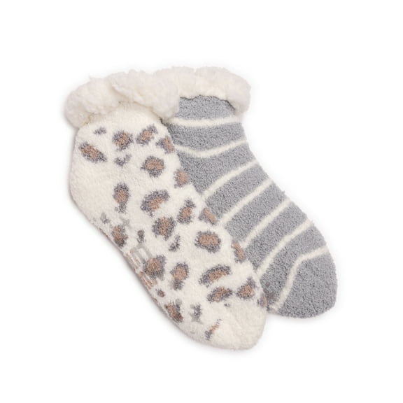 MukLuks Women's Short Cabin Socks, 2-Pairs