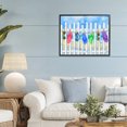 thumbnail image 3 of Stupell Industries Tropical Summer Clothesline with Flip Flops Black Framed Giclee Art, 20 x 16, by Paul Brent, 3 of 7