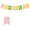 Easter, variant on Easter Felt, Flower, Painted Egg, Chick, And Bunny Banner, Suitable For Easter, Parties, House Decorations, And Wall Hanging Decorations.