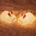 thumbnail image 3 of Big Face Light Portable Rechargeable Bunny Lamp Night Light, 3 of 5