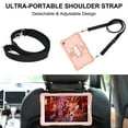 thumbnail image 5 of Dteck Samsung Galaxy Tab A7 Lite Case 8.7" w/ Screen Protector, 360 Rotating Hand Strap Stand Heavy Duty Shockproof Rugged Case w/ Shoulder Strap for Galaxy Tab A7 Lite SM-T220/T225/T227,Rosegold, 5 of 6