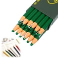 thumbnail image 2 of Verdsylv Grease Pencil, 12 Pack Peelable Oil Wax Marking Crayons with Pull String, Industrial China Markers for Wood, Metal, Glass, Plastic, Temporary Marking Wax Sticks, 2 of 4